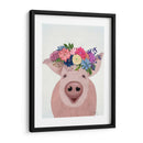 Corona De Cerdo Y Flor - Fab Funky | Cuadro decorativo de Canvas Lab