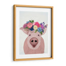 Corona De Cerdo Y Flor - Fab Funky | Cuadro decorativo de Canvas Lab