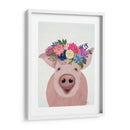 Corona De Cerdo Y Flor - Fab Funky | Cuadro decorativo de Canvas Lab