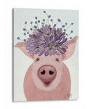 Flores De Cerdo Y Lila - Fab Funky | Cuadro decorativo de Canvas Lab