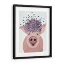 Flores De Cerdo Y Lila - Fab Funky | Cuadro decorativo de Canvas Lab