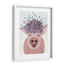 Flores De Cerdo Y Lila - Fab Funky | Cuadro decorativo de Canvas Lab