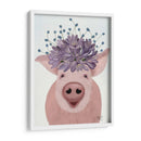 Flores De Cerdo Y Lila - Fab Funky | Cuadro decorativo de Canvas Lab