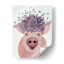 Flores De Cerdo Y Lila - Fab Funky | Cuadro decorativo de Canvas Lab