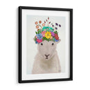 Ovejas Con La Corona De Flores 1 - Fab Funky | Cuadro decorativo de Canvas Lab