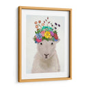 Ovejas Con La Corona De Flores 1 - Fab Funky | Cuadro decorativo de Canvas Lab