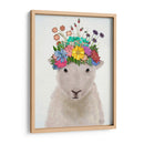 Ovejas Con La Corona De Flores 1 - Fab Funky | Cuadro decorativo de Canvas Lab