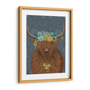 Highland Cow Bohemian 1 - Fab Funky | Cuadro decorativo de Canvas Lab