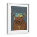 Highland Cow Bohemian 1 - Fab Funky | Cuadro decorativo de Canvas Lab