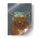 Highland Cow Bohemian 1 - Fab Funky | Cuadro decorativo de Canvas Lab