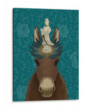 Burro Bodhisattva - Fab Funky | Cuadro decorativo de Canvas Lab