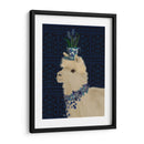 Llama Taza De Té Y Flores Azules - Fab Funky | Cuadro decorativo de Canvas Lab