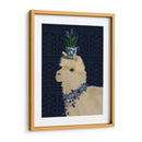 Llama Taza De Té Y Flores Azules - Fab Funky | Cuadro decorativo de Canvas Lab