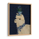Llama Taza De Té Y Flores Azules - Fab Funky | Cuadro decorativo de Canvas Lab