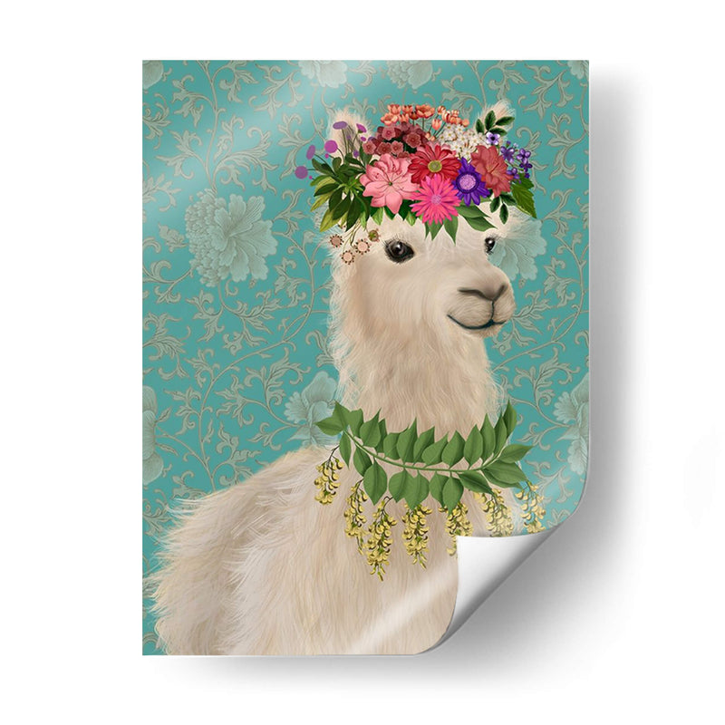 Llama Bohemian 2 - Fab Funky | Cuadro decorativo de Canvas Lab