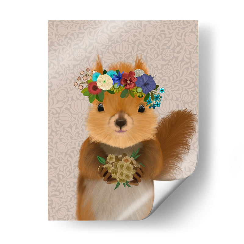 Ardilla Bohemia - Fab Funky | Cuadro decorativo de Canvas Lab