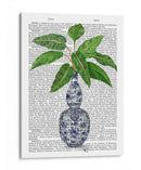 Jarrón Chinoiserie 1, Con Impresión De Libros De Plantas - Fab Funky | Cuadro decorativo de Canvas Lab