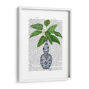 Jarrón Chinoiserie 1, Con Impresión De Libros De Plantas - Fab Funky | Cuadro decorativo de Canvas Lab