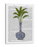 Jarrón Chinoiserie 3, Con Impresión De Libro De Plantas - Fab Funky | Cuadro decorativo de Canvas Lab