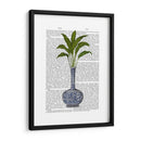 Jarrón Chinoiserie 3, Con Impresión De Libro De Plantas - Fab Funky | Cuadro decorativo de Canvas Lab