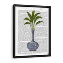 Jarrón Chinoiserie 3, Con Impresión De Libro De Plantas - Fab Funky | Cuadro decorativo de Canvas Lab