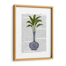 Jarrón Chinoiserie 3, Con Impresión De Libro De Plantas - Fab Funky | Cuadro decorativo de Canvas Lab