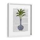 Jarrón Chinoiserie 3, Con Impresión De Libro De Plantas - Fab Funky | Cuadro decorativo de Canvas Lab
