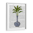 Jarrón Chinoiserie 3, Con Impresión De Libro De Plantas - Fab Funky | Cuadro decorativo de Canvas Lab