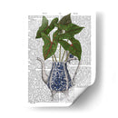 Jarrón Chinoiserie 4, Con Impresión De Libros De Plantas. - Fab Funky | Cuadro decorativo de Canvas Lab