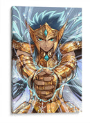 Camus de Acuario con armadura dorada | Cuadro decorativo de Canvas Lab