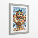 Camus de Acuario con armadura dorada | Cuadro decorativo de Canvas Lab