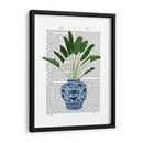 Jarrón Chinoiserie 5, Con Impresión De Libros De Plantas - Fab Funky | Cuadro decorativo de Canvas Lab