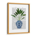 Jarrón Chinoiserie 5, Con Impresión De Libros De Plantas - Fab Funky | Cuadro decorativo de Canvas Lab
