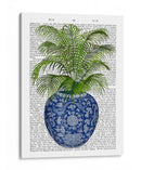 Jarrón Chinoiserie 6, Con Impresión De Libro De Plantas - Fab Funky | Cuadro decorativo de Canvas Lab