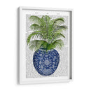 Jarrón Chinoiserie 6, Con Impresión De Libro De Plantas - Fab Funky | Cuadro decorativo de Canvas Lab