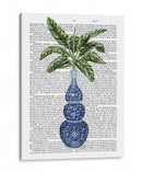 Chinoiserie Jarrón 7, Con Impresión De Libros De Plantas - Fab Funky | Cuadro decorativo de Canvas Lab