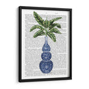 Chinoiserie Jarrón 7, Con Impresión De Libros De Plantas - Fab Funky | Cuadro decorativo de Canvas Lab