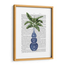 Chinoiserie Jarrón 7, Con Impresión De Libros De Plantas - Fab Funky | Cuadro decorativo de Canvas Lab