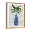 Chinoiserie Jarrón 7, Con Impresión De Libros De Plantas - Fab Funky | Cuadro decorativo de Canvas Lab
