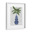 Chinoiserie Jarrón 7, Con Impresión De Libros De Plantas - Fab Funky | Cuadro decorativo de Canvas Lab