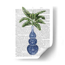 Chinoiserie Jarrón 7, Con Impresión De Libros De Plantas - Fab Funky | Cuadro decorativo de Canvas Lab