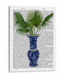 Jarrón Chinoiserie 8, Con Impresión De Libros De Plantas. - Fab Funky | Cuadro decorativo de Canvas Lab