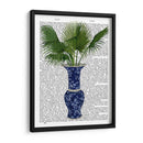 Jarrón Chinoiserie 8, Con Impresión De Libros De Plantas. - Fab Funky | Cuadro decorativo de Canvas Lab
