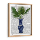 Jarrón Chinoiserie 8, Con Impresión De Libros De Plantas. - Fab Funky | Cuadro decorativo de Canvas Lab