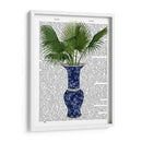 Jarrón Chinoiserie 8, Con Impresión De Libros De Plantas. - Fab Funky | Cuadro decorativo de Canvas Lab