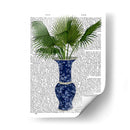 Jarrón Chinoiserie 8, Con Impresión De Libros De Plantas. - Fab Funky | Cuadro decorativo de Canvas Lab