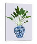 Jarrón Chinoiserie 5, Con Planta. - Fab Funky | Cuadro decorativo de Canvas Lab