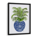 Jarrón Chinoiserie 6, Con Planta. - Fab Funky | Cuadro decorativo de Canvas Lab