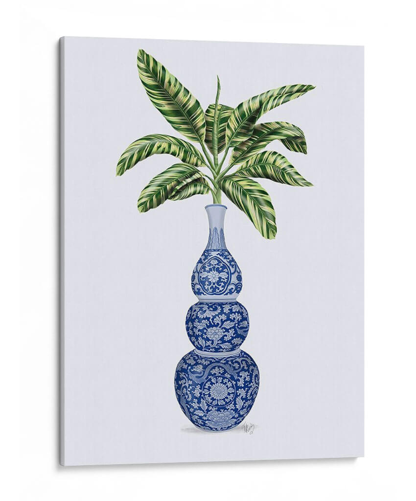 Jarrón Chinoiserie 7, Con Planta. - Fab Funky | Cuadro decorativo de Canvas Lab