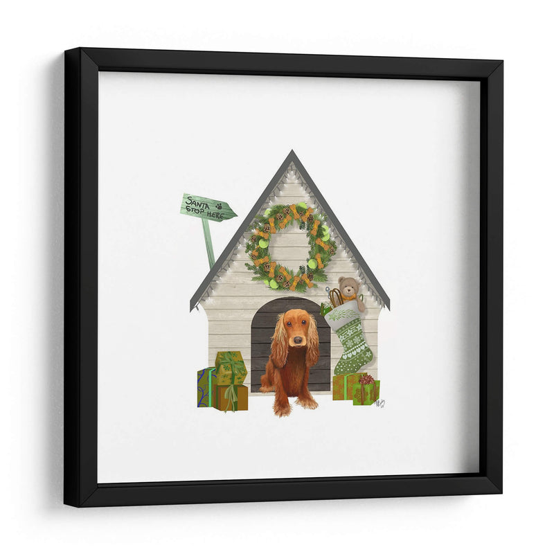 Navidad Des - Navidad Kennel - Cottage - Fab Funky | Cuadro decorativo de Canvas Lab